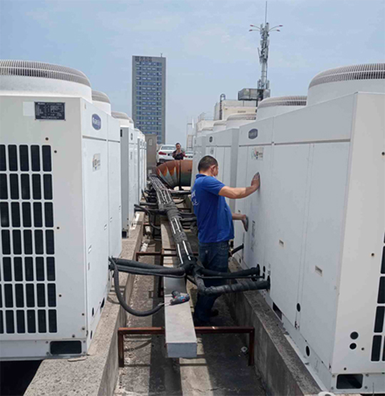 镇平中央空调制热和不制冷系统维修方法